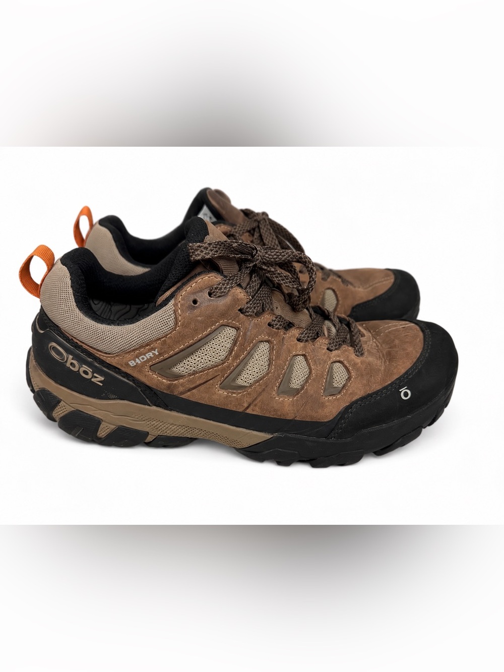 Oboz Waterproof Hiking Boots Men's US 8 Brown Leather Trail Outdoor Trek Shoes
